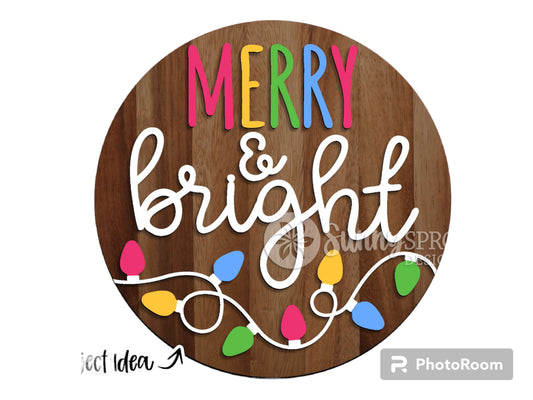 Door Hanger - Merry & Bright