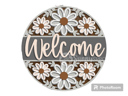 Door Hanger - Flower Pattern