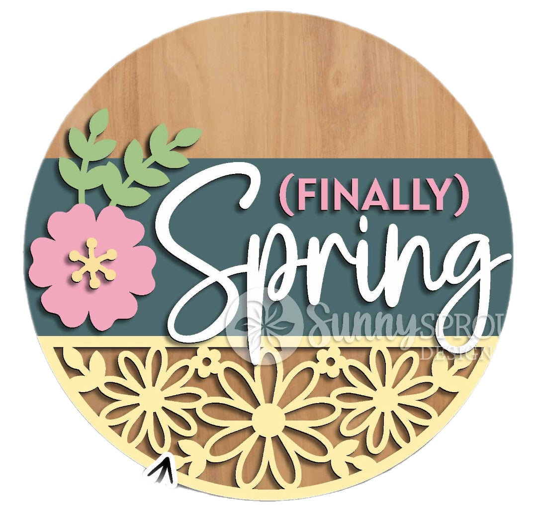 Door Hanger - (Finally) Spring