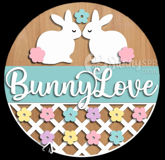 Door Hanger - Bunny Love